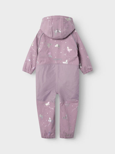 Name it Girls All-IN-ONE Outdoor Winter Rain Suit - Butterfly