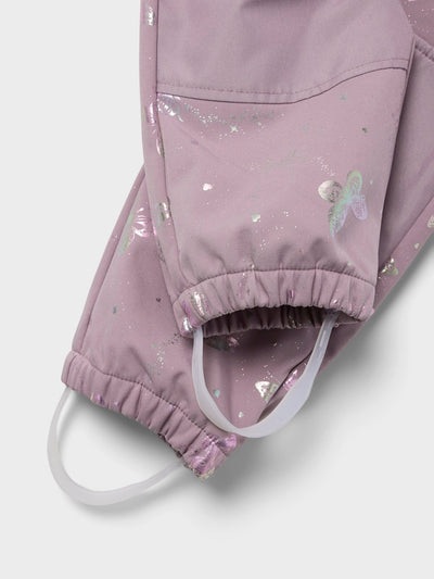 Name it Girls All-IN-ONE Outdoor Winter Rain Suit - Butterfly