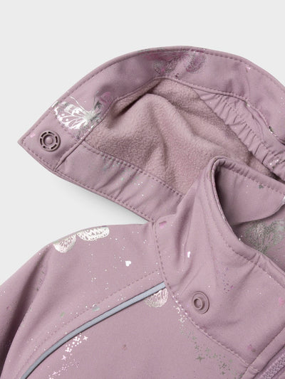 Name it Girls All-IN-ONE Outdoor Winter Rain Suit - Butterfly