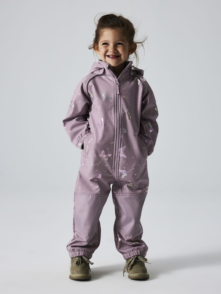 Name it Girls All-IN-ONE Outdoor Winter Rain Suit - Butterfly