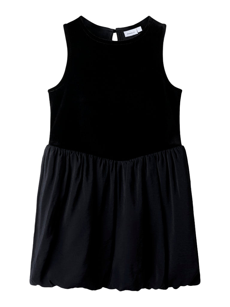 Name It Girls Black Velvet Party Dress