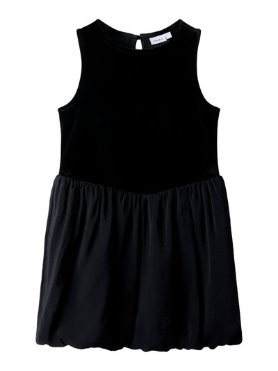 Name It Girls Black Velvet Party Dress