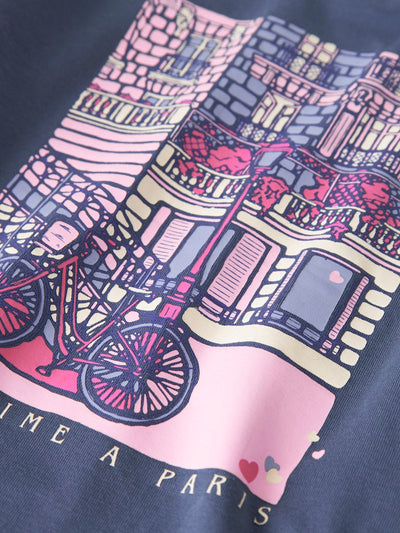 Name it Mini Girls Printed Cotton Top