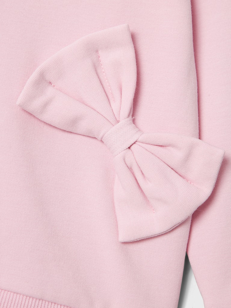 Name It Girls 3D Bowed Cotton Sweatshirt