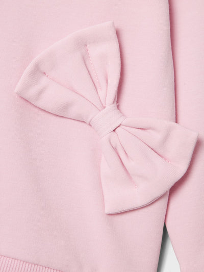 Name It Girls 3D Bowed Cotton Sweatshirt