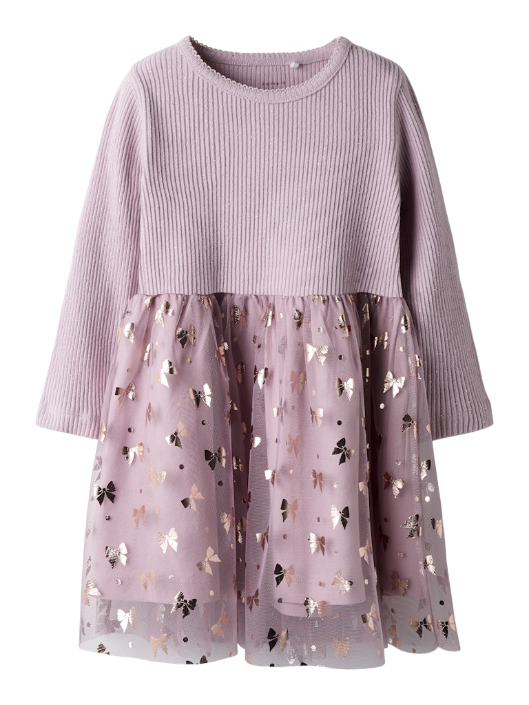 Name it Girls Lilac Tulle Dress - Shining Bows