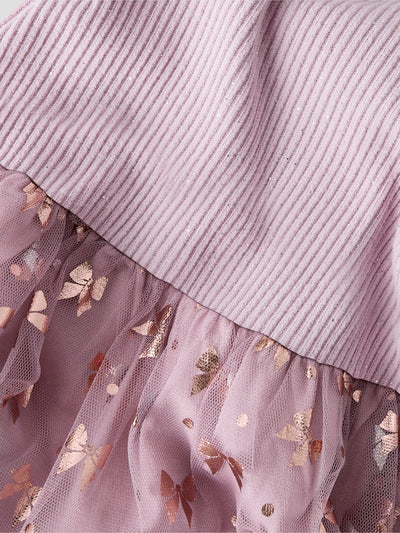 Name it Girls Lilac Tulle Dress - Shining Bows