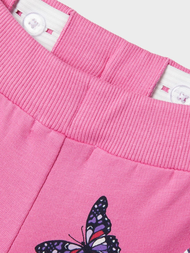 Pink butterfly sweatpants 2025