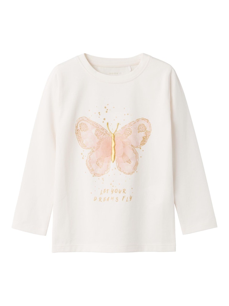 Name it Girls Butterfly Long Sleeved Top