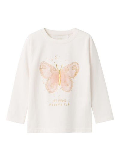 Name it Girls Butterfly Long Sleeved Top