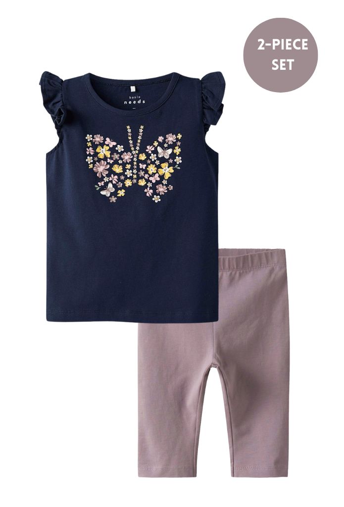 Name It Girls 2-Piece Set with Capri Leggings
