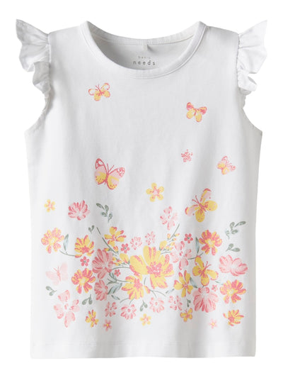 Name It Girls Floral Butterfly Top