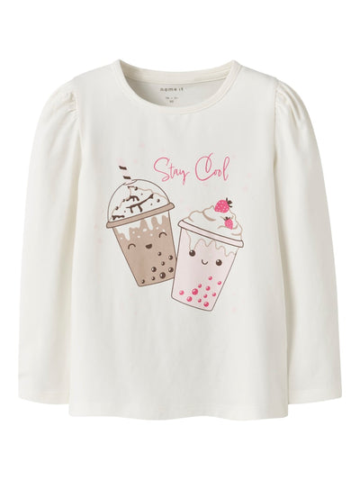Name it Mini Girls Printed Cotton Top