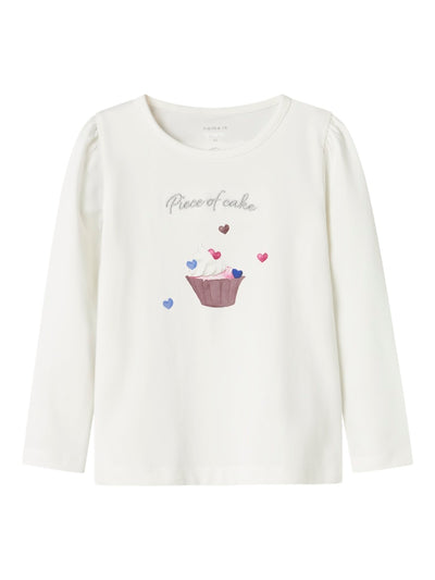 Name it Girls Long Sleeved Cupcake Top