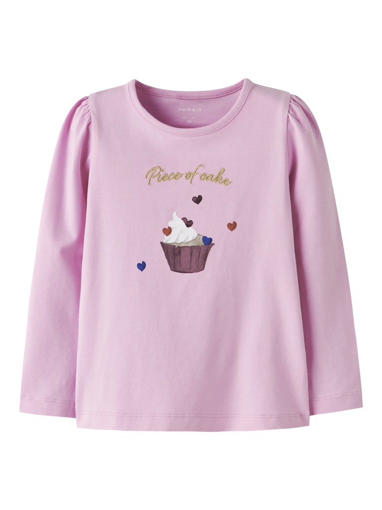 Name it Girls Long Sleeved Cupcake Top