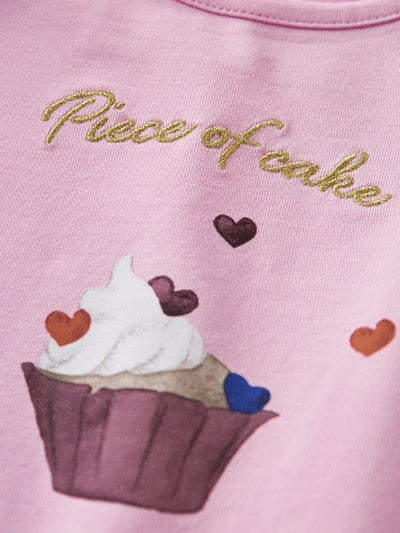 Name it Girls Long Sleeved Cupcake Top