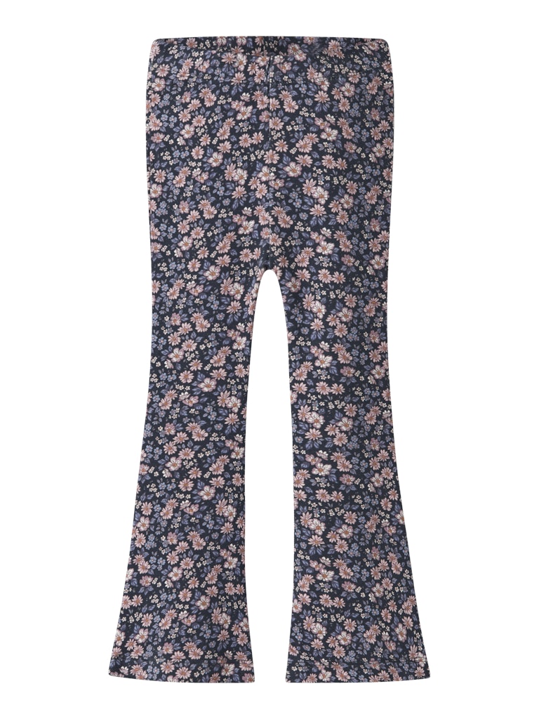 Name It Mini Girls Flared Floral Leggings