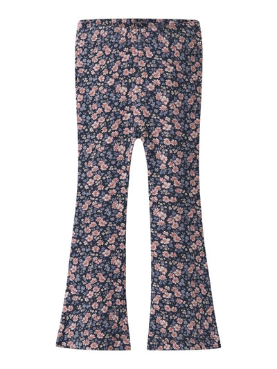 Name It Mini Girls Flared Floral Leggings