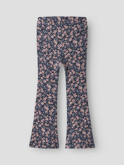 Name It Mini Girls Flared Floral Leggings