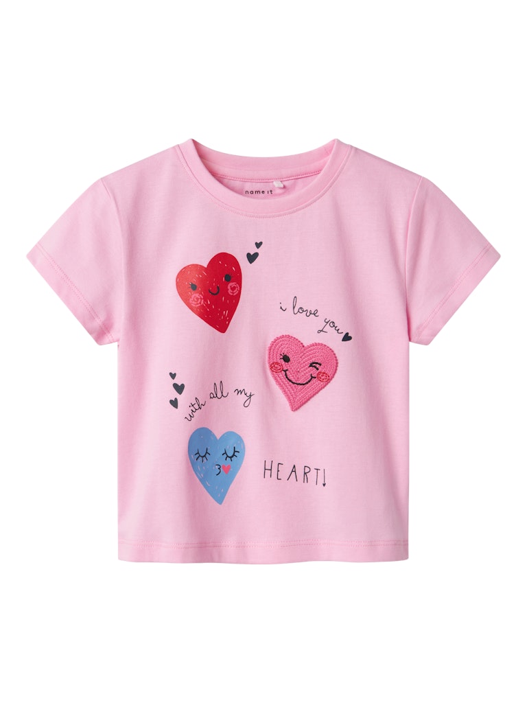 Name It Mini Girl Colourful Cotton T-Shirt