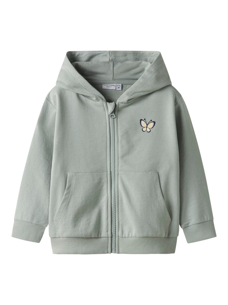 Name It Girls Butterfly Zip-Up Hoodie