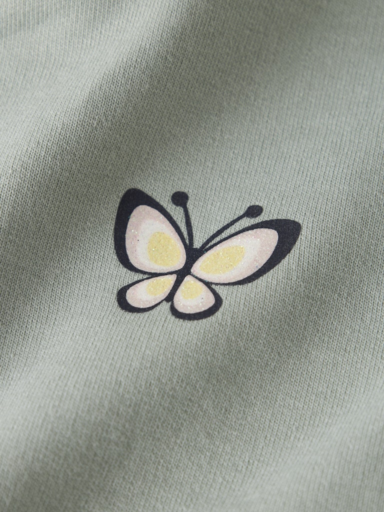 Name It Girls Butterfly Zip-Up Hoodie
