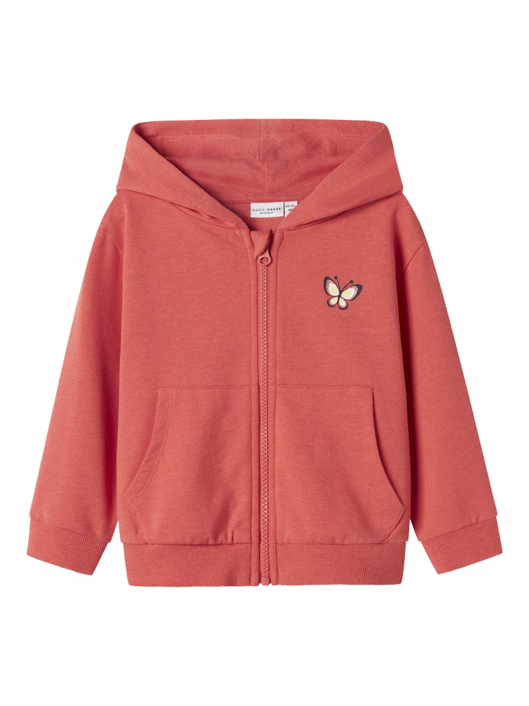 Name It Girls Butterfly Zip-Up Hoodie