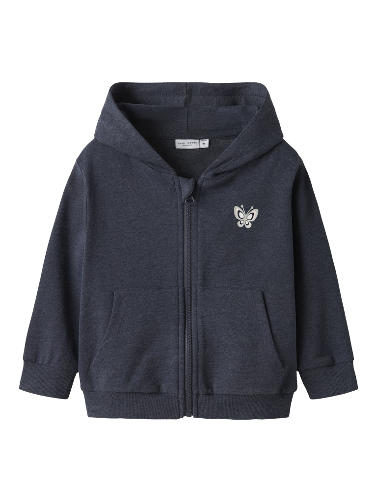 Name It Girls Butterfly Zip-Up Hoodie