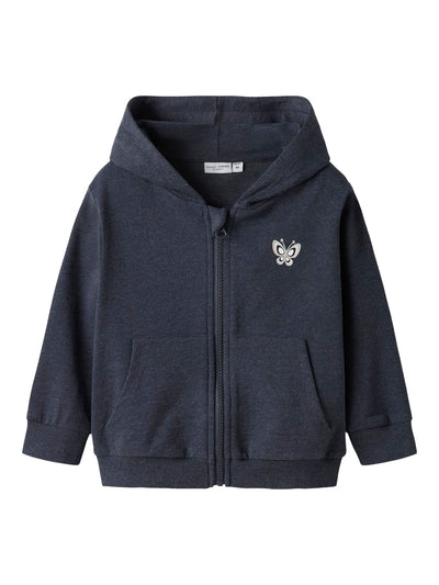 Name It Girls Butterfly Zip-Up Hoodie