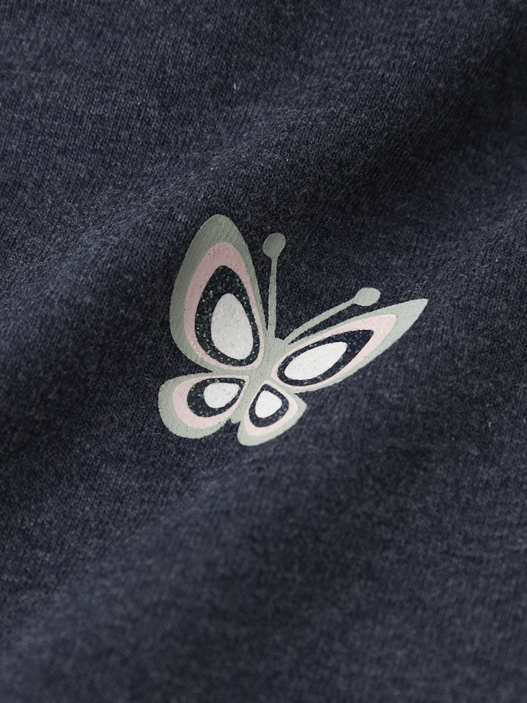 Name It Girls Butterfly Zip-Up Hoodie