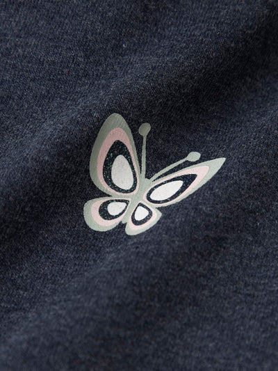 Name It Girls Butterfly Zip-Up Hoodie