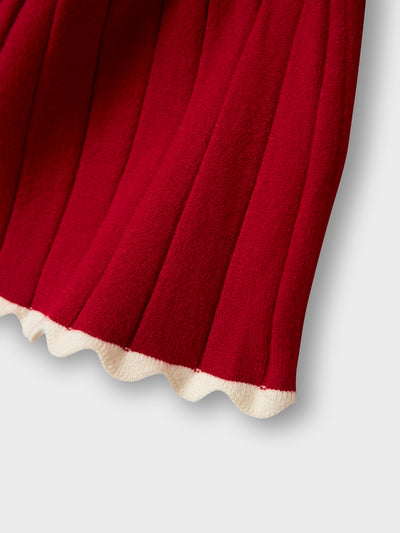 Name it Mini Girls Red Knit Skirt