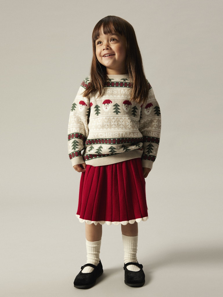 Name it Mini Girls Red Knit Skirt