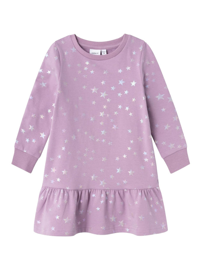 Name it Mini Girl Shining Star Sweat Dress