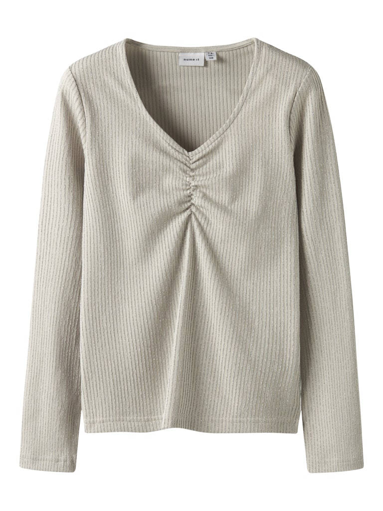 Name It Girls Glitzy Metallic Gold Top