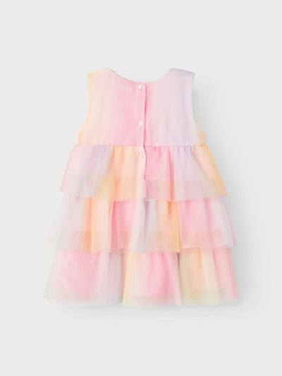 Name It Girls Rainbow Tulle Pretty Dress