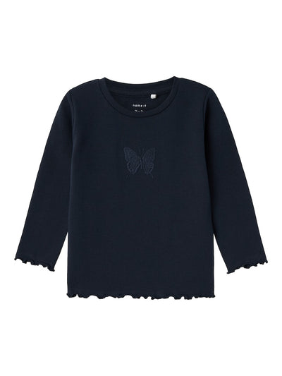 Name it Girls Long Sleeved Butterfly Top