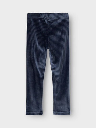 Name it Mini Girl Stretchy Ribbed Velour Leggings