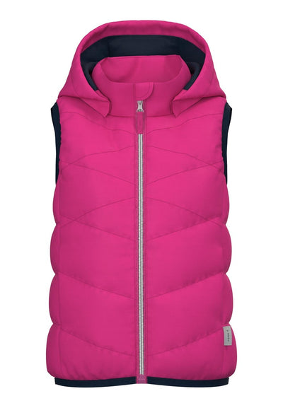 Name it Toddler Girls Lightly Padded Gilet Jacket - Dark Pink