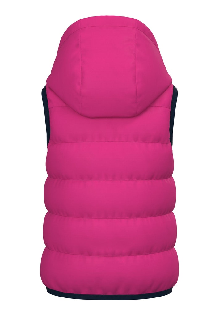 Name it Toddler Girls Lightly Padded Gilet Jacket - Dark Pink