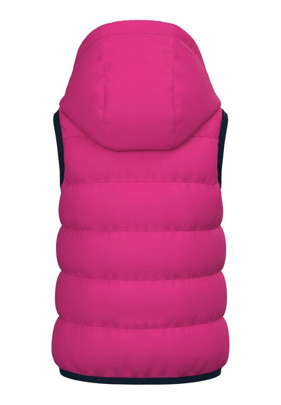Name it Toddler Girls Lightly Padded Gilet Jacket - Dark Pink