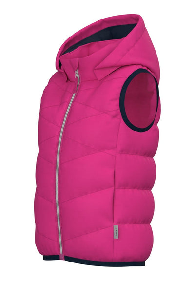 Name it Toddler Girls Lightly Padded Gilet Jacket - Dark Pink