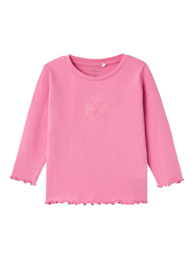 Name it Girls Long Sleeved Butterfly Top