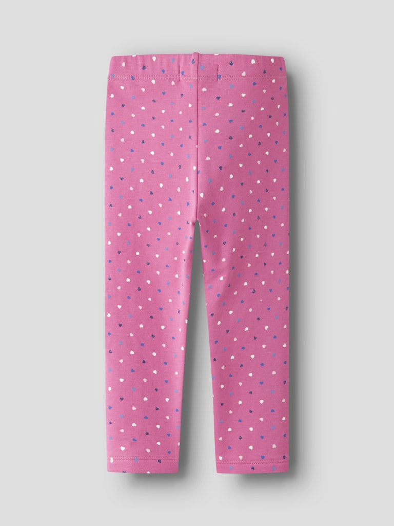 Name it Mini Girls Pink Heart  Winter Legging with Brushed Inner