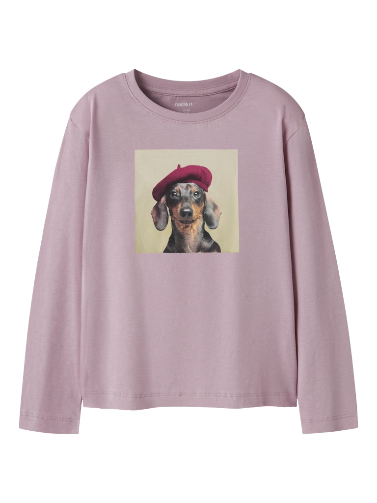 Name It Girls’ Long Sleeve Cotton Top – Cherry Dog