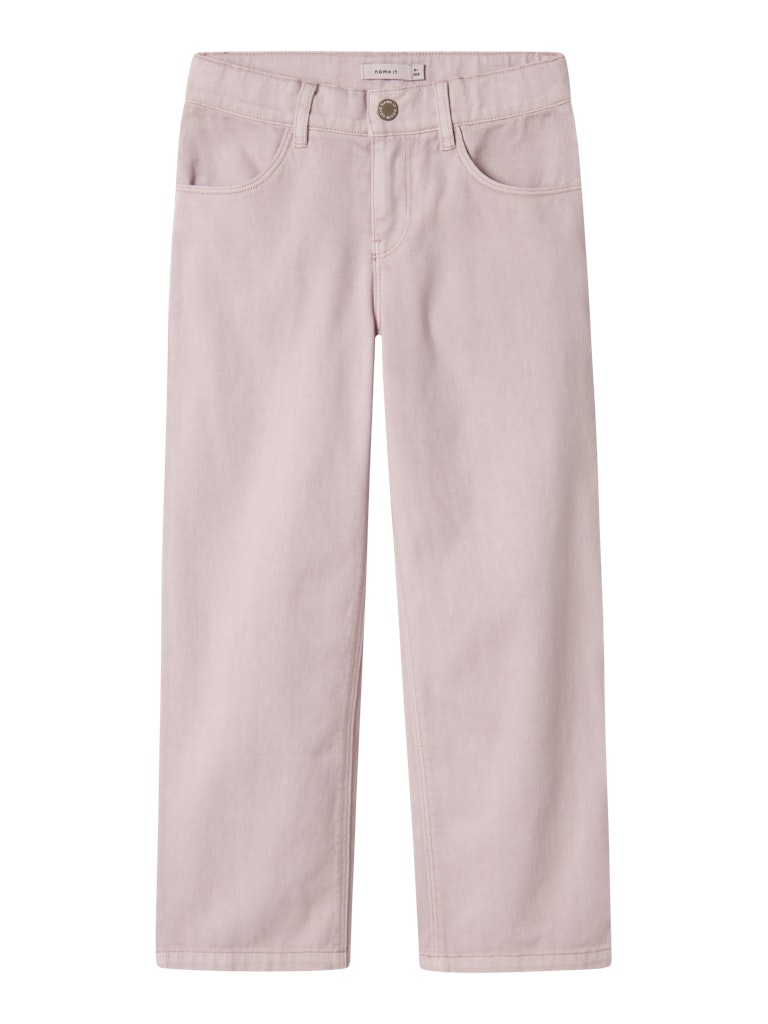 Name it Girls Wide Leg Pink Jeans
