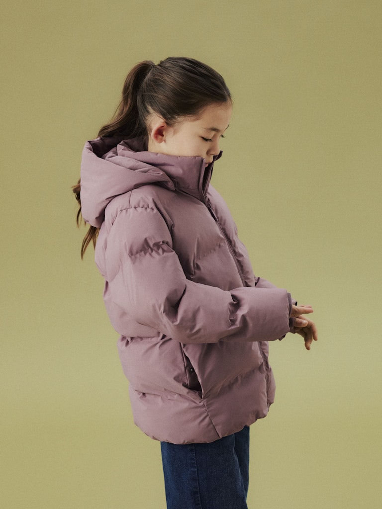 Name it Girls Winter Puffa Jacket - Grape