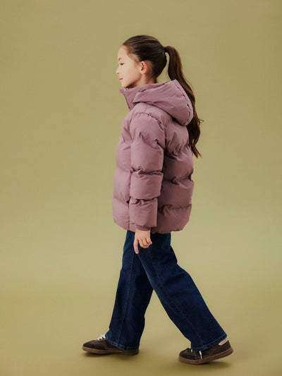 Name it Girls Winter Puffa Jacket - Grape