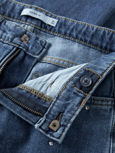 Name it Girls Wide Leg Rinestone Jeans