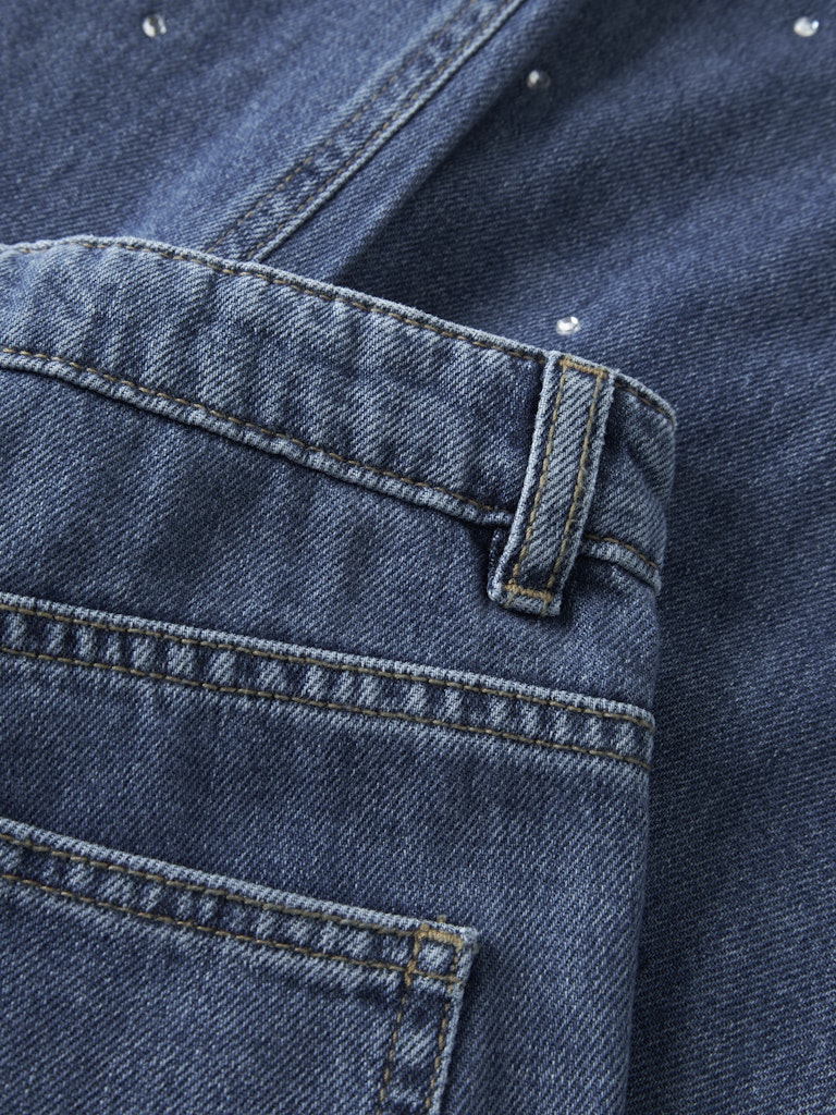 Name it Girls Wide Leg Rinestone Jeans